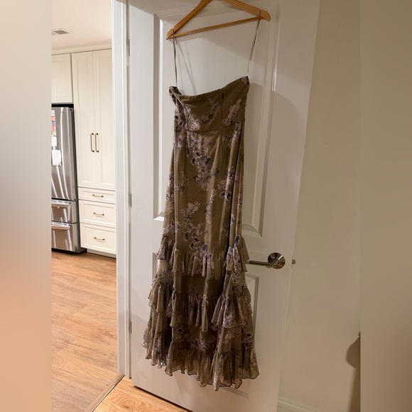 BHLDN Molly Strapless Maxi Dress, NWT - small flaw, Size 8 - Picture 3 of 6